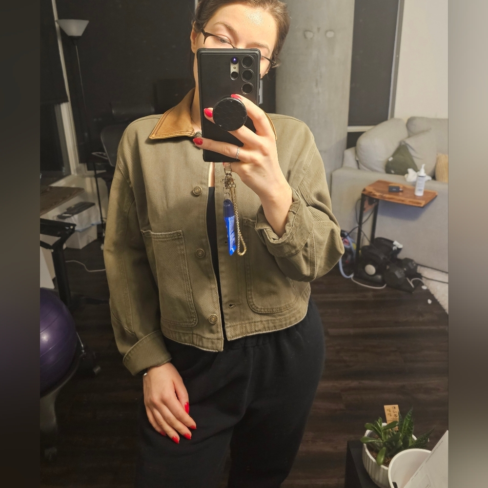 NWT - A&F Twill Barn Jacket - Picture 9 of 9